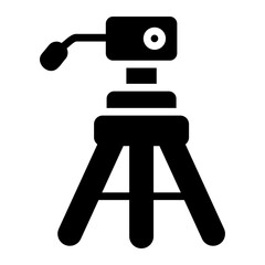 tripod glyph icon