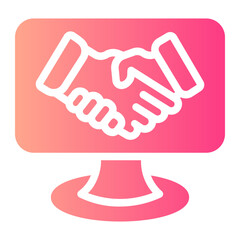 collaboration gradient icon