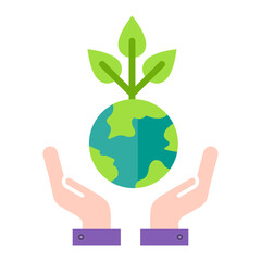 Earth Day Icon Style