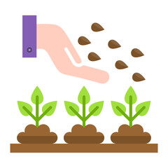 Planting Icon Style