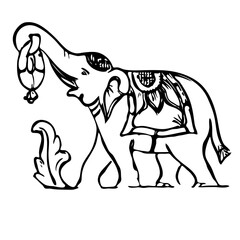 Elephant with Garland