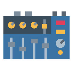equalizer flat icon style