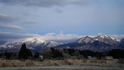 Fototapeta premium 茅部野展望休憩所から見る蒜山4