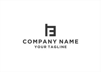 Fototapeta premium BF letter logo design vector illustration 