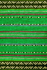 Top View of Beautiful Thai Northern Region's Traditional Textile