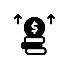 investment glyph icon