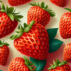 Strewberries, created with Generative AI technology.