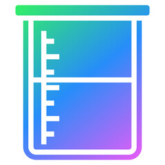 beaker gradient icon