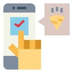 order flat icon style