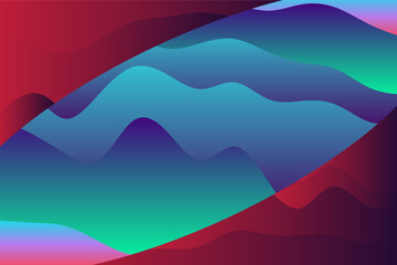 Abstract background with wave pattern and liquid flow pattern backdrop.