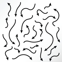 Sets of different type of arrows