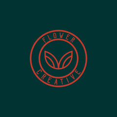 Fototapeta premium Vector illustration flower design vintage 