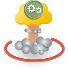 Performance icon. 3d illustration from performance collection. Creative Performance 3d icon for web design, templates, infographics and more