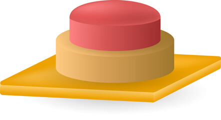 Alarm icon. 3d illustration from security collection. Creative Alarm 3d icon for web design, templates, infographics and more