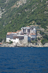 Gli splendidi monasteri del monte Athos visti dal mare, Grecia