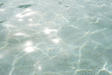 Blurred photo texture of sea water