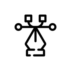 Obraz premium vector line icon