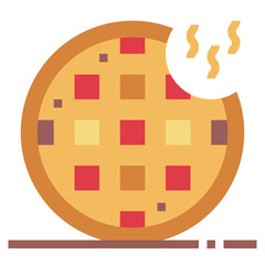 waffle flat icon style