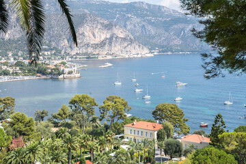 Bay of Villefranche Sur Mer, Cote d`Azur, France