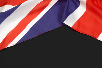 Close up of the United Kingdom flag