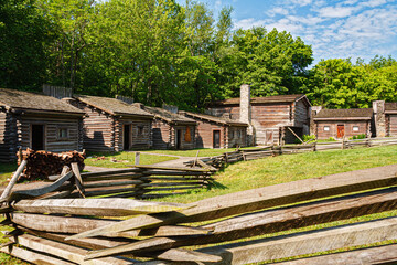 Kentucky historical state park of Fort Boonesborough, Kentucky, USA