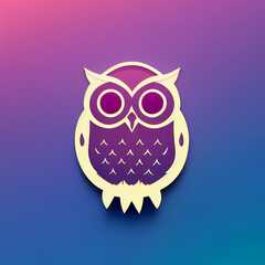 depicting owl abstract app icon Generative AI Content by Midjourney