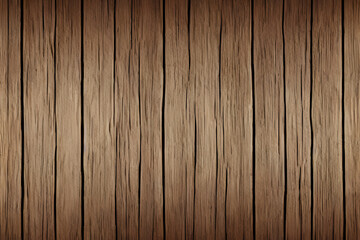 Fototapeta premium Realistic illustration of wooden plank texture, using Generative AI
