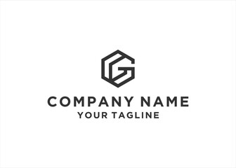  initial Letter G Logo Design Vector