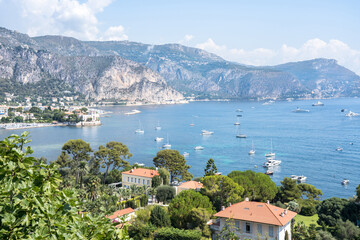 Bay of Villefranche Sur Mer, Cote d`Azur, France