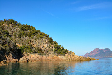 Obraz premium Port de Castagna, Piana - Corse