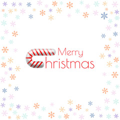 christmas background with snowflakes