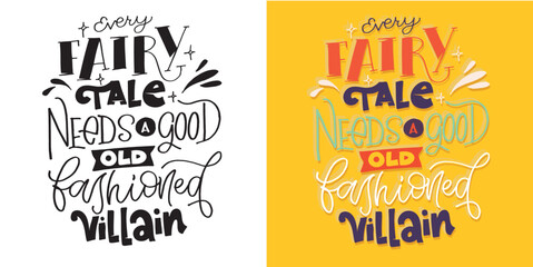 Beautiful hand drawn doodle lettering postcard, t-shirt design, mug print, invitation.