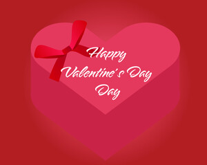 バレンタインのハートと背景。バレンタインの広告。ベクターイラスト