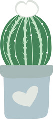 Vector of the cute cactus 