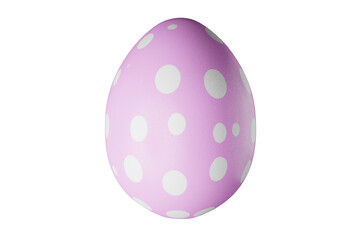 Colorful easter egg with wavy pattern