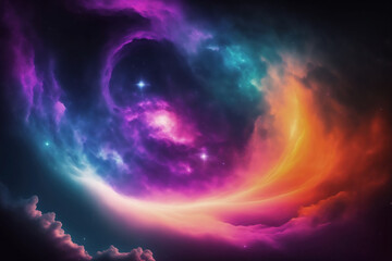 Fototapeta premium Abstract colorful background. Generative AI