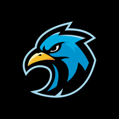Eagle Mascot ESports Logo Vector Templates