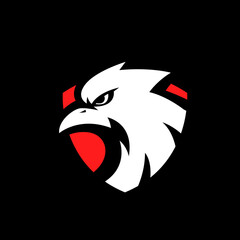 Hawk Shield Sports Vector Logo Templates Design