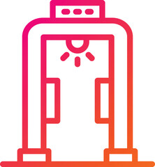 Metal detector Vector Icon Design Illustration