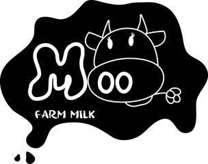 logo for milk production farm
