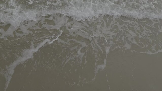 waves on a beach shore | Sea, 4k ProRes 10bit handheld