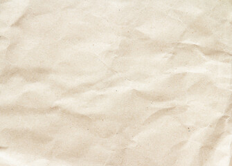 Fototapeta na wymiar crumpled brown paper background Old texture for web design screensavers