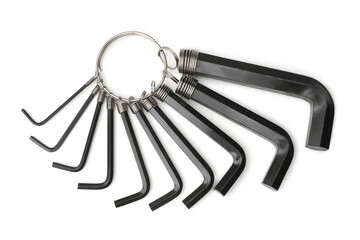 Set of L-shaped hex wrench