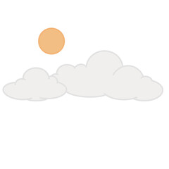 sun and cloud