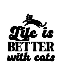 Cat, cat design, Cat Svg, Black cats, cat file, Png, Cat SVG Bundle, Cat Playing Clip Art, Cat Poses Stretching Svg, Kitten Svg, Cat Lover Shirt Design, Cut File for Cricut, Silhouette, DXF,PNG, Funny