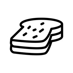 Bread icon template PNG
