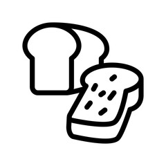Bread icon template PNG
