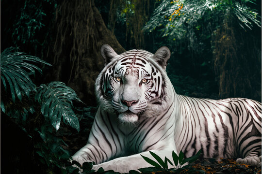 White tiger, generative AI