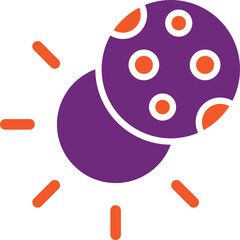 Eclipse Vector Icon Design Illustration