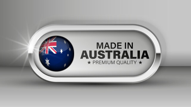 Made in Australia graphic and label.